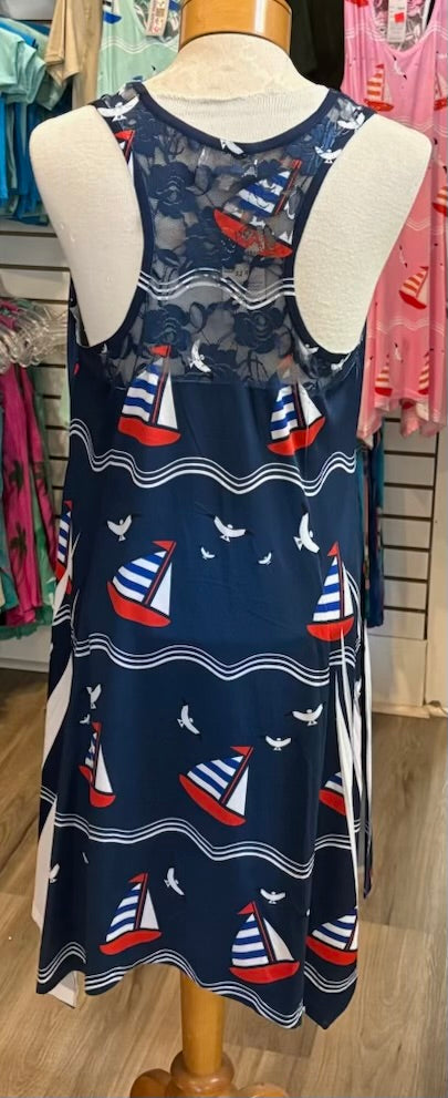 Womans Sailboat dress