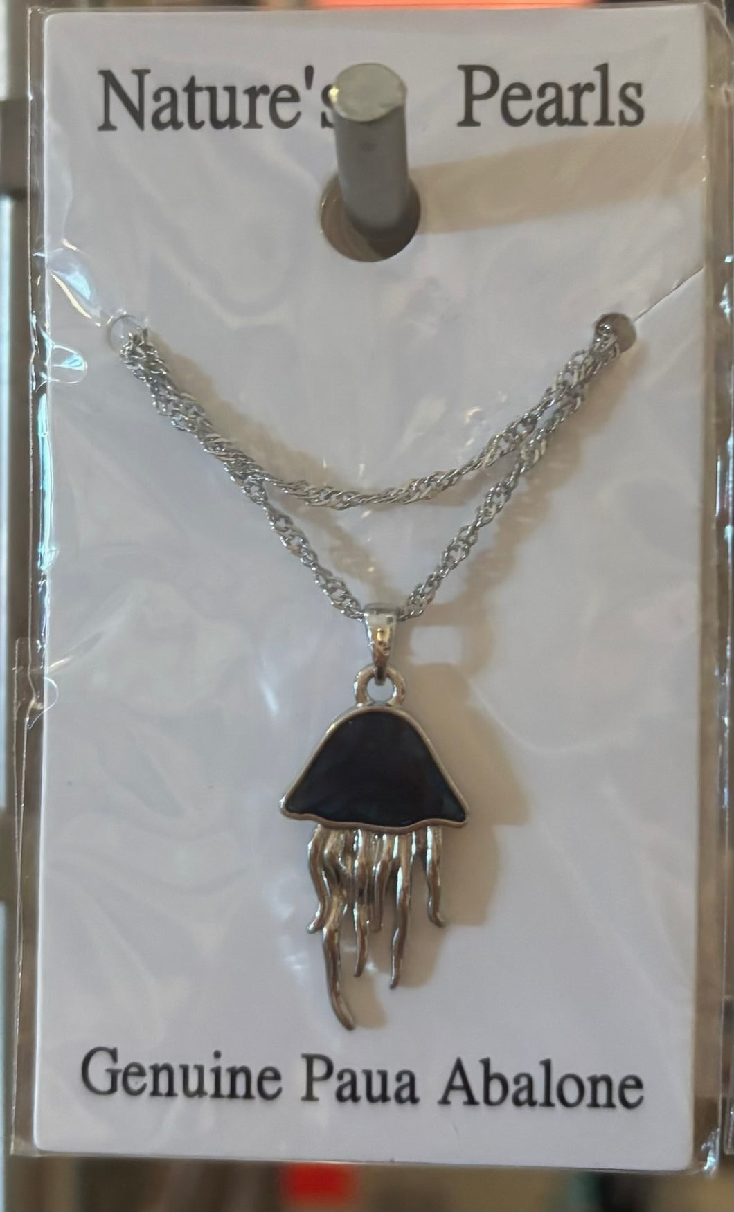 Nature's Pearl jelly fish necklace