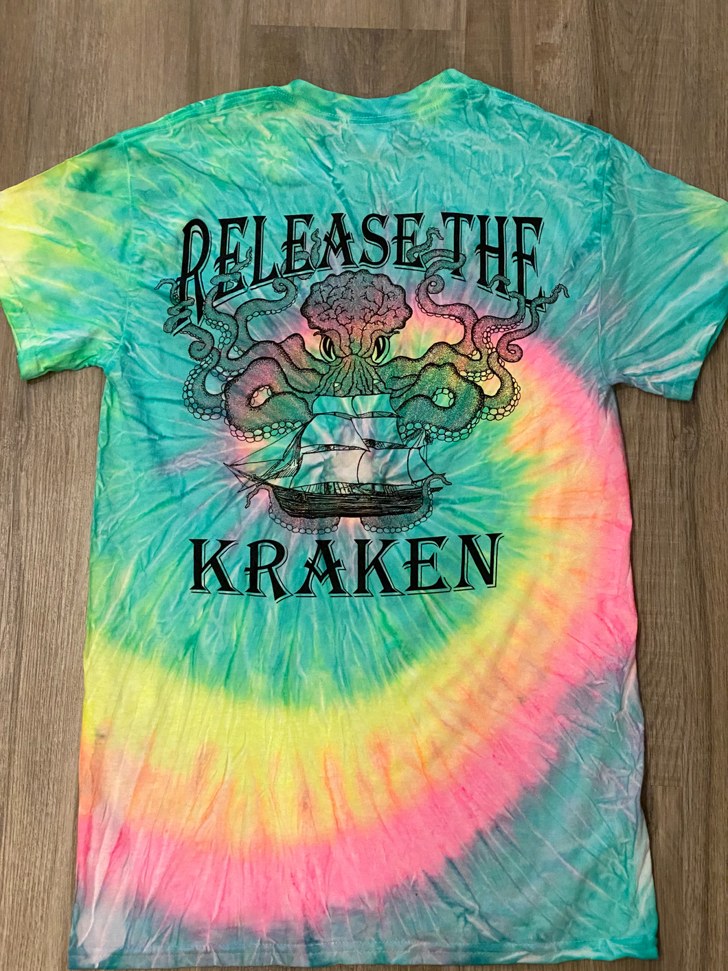 Release The Kraken Tie-Dye Tee