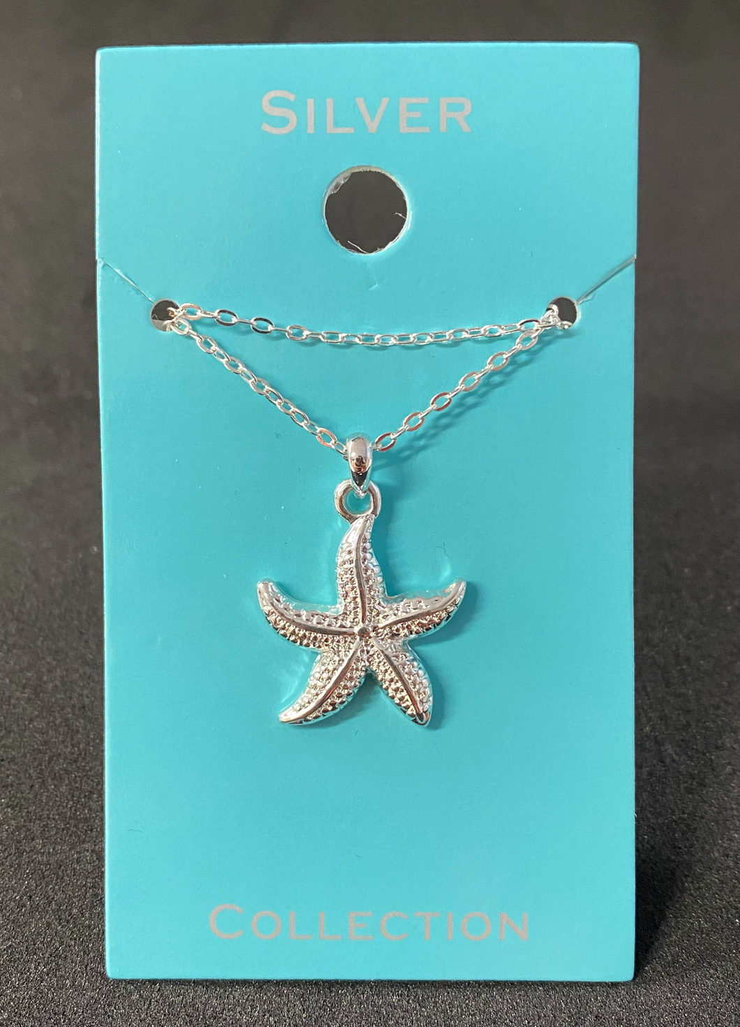 Silver Starfish Necklace