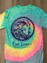 Load image into Gallery viewer, Cape Lookout Waves Tie-Dye T-Shirt

