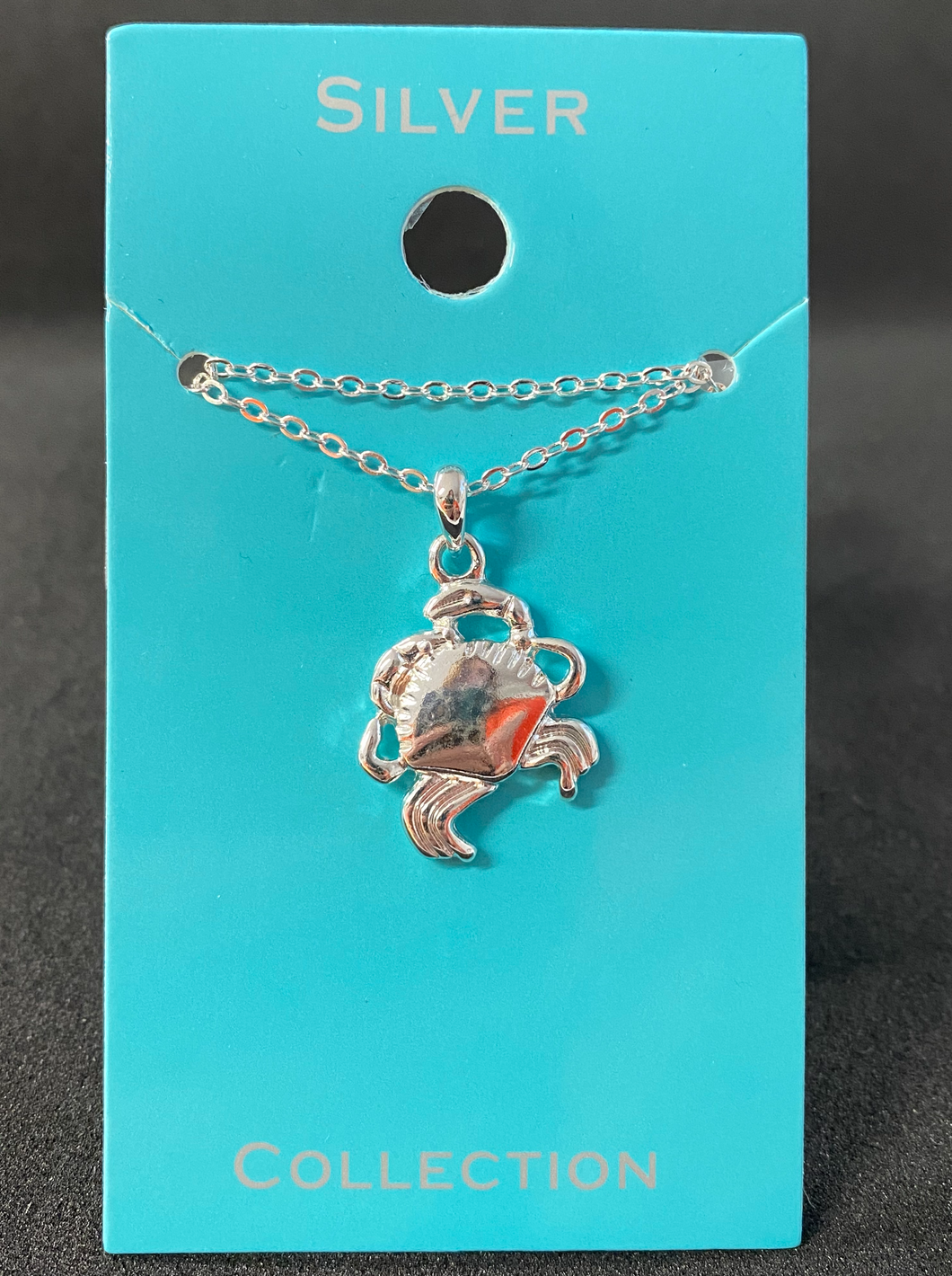 Silver Crab Necklace