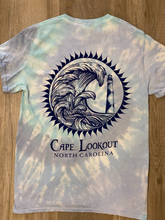 Load image into Gallery viewer, Cape Lookout Waves Tie-Dye T-Shirt
