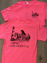 Load image into Gallery viewer, Cape Lookout 2 Horse Short Sleeve T-Shirt Assorted Colors
