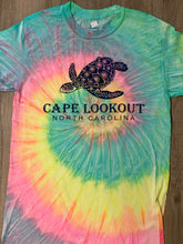 Load image into Gallery viewer, Cape Lookout Turtle Tie Dye T-Shirt
