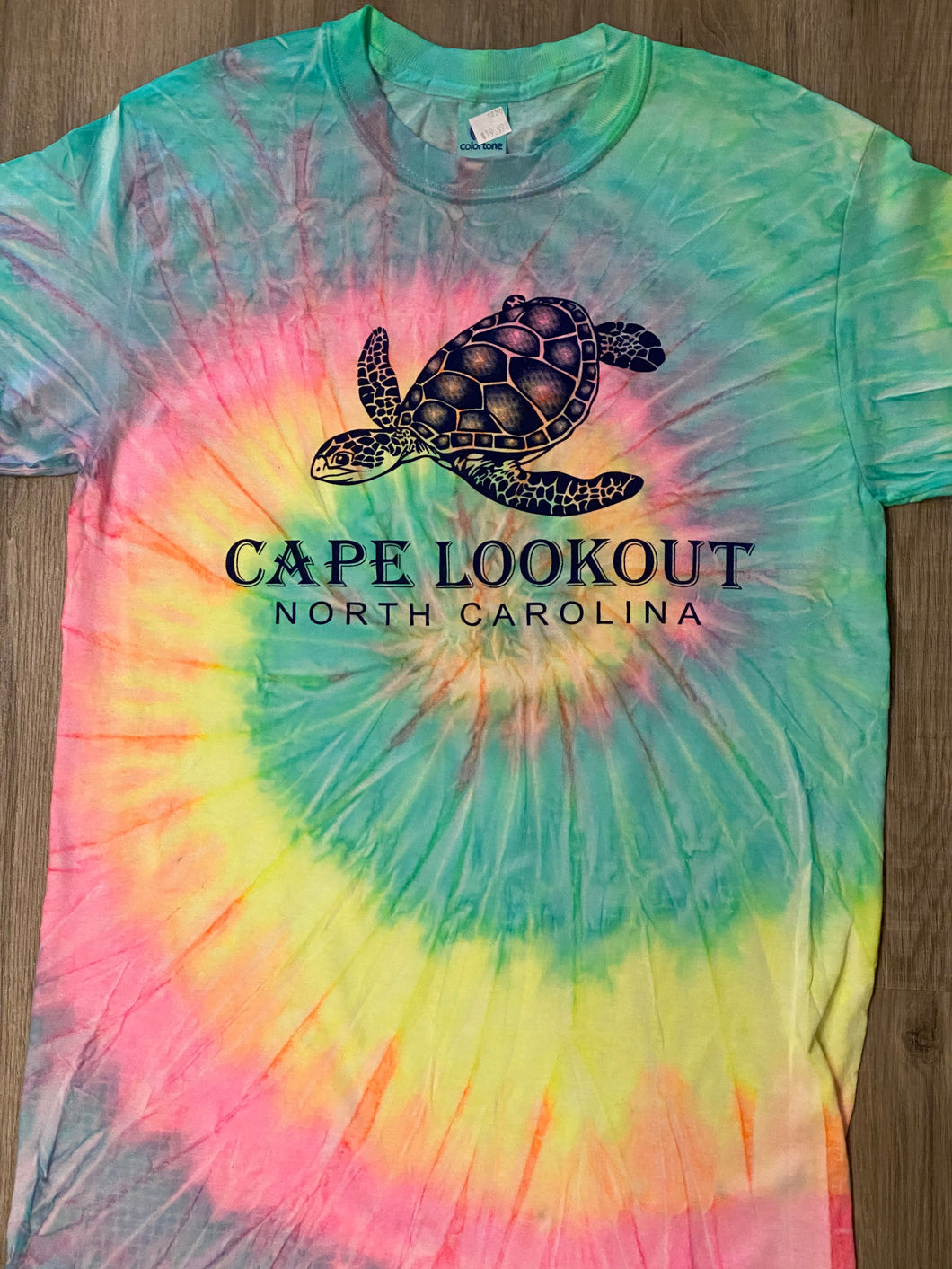 Cape Lookout Turtle Tie Dye T-Shirt