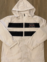 Load image into Gallery viewer, White Beaufort Hooded Rain Jacket
