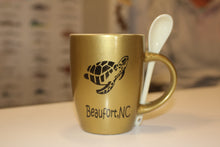 Load image into Gallery viewer, Turtle Mug with Spoon
